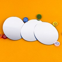 (KO)깨지지 않는 거울 타원 3개X1봉 아크릴거울
