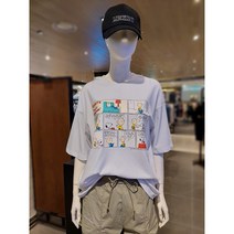 클라이드앤 FMCTS370U 스누피 찰리브라운 반팔티셔츠