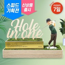 메모리피규어 개인 실사 피규어 골프 홀인원 트로피 기념품 상패 제작 스피드형, 여자 피니쉬(20cm), 1개