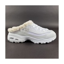 스케쳐스 딜라이트 여성 Skechers DLites Comfy Steps White Slip On Shoes Sizes 8.5 - 11 M
