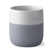 로얄코펜하겐 Royal Copenhagen Contrast 머그 - Donner Fluted Grey, 9/5cm_Gray