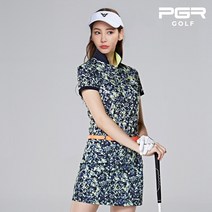 PGR 골프 당일발송 S155 여성 골프복 큐롯 치마 갤럭시 플라워 패턴 여자 골프웨어 스커트