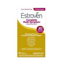 에스트로벤 갱년기 여성용 메노포즈 개선 84정 Estroven Complete Multi-Symptom Menopause Relief 84 Caplets, 1개