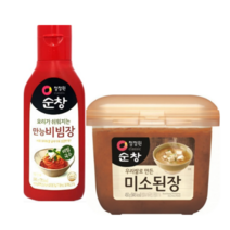 만능 비빔장(입맛을 깨워주는 매콤함/사과와 토마토?상큼한 맛) +순창 우리쌀로 만든 미소된장 450(대상 청정원 우리 쌀 미소 된장), 상세설명
