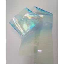 홀로그램 필름 블루 색상 / 네일아트 레진아트