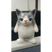 고양이 미술놀이 색칠공부 3D아트토이 채색DIY키트 -노르웨이 숲- 집콕 취미 반려토이 키덜트인형, 노르웨이숲