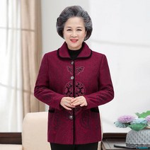 70대 80대 할머니 봄옷 엄마옷 자켓 봄 가을 화사한 코트 빅사이즈