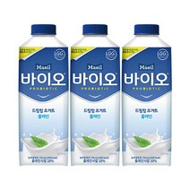 매일 바이오 드링킹 플레인 750ml 3개, 매일 바이오 드링킹 플레인 750ml, 3개