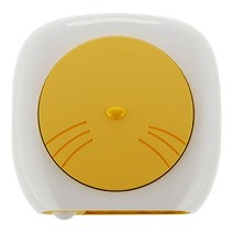 펫공기청정기 미니 공기 살균기 자동차 공기청정기 스마트 고양이 냄새 청정기 2600mAh 배변 상자 탈취제, 01 Yellow