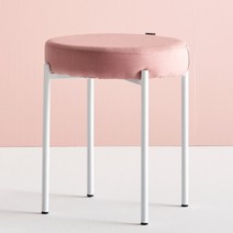 베르판 화장대 스툴 유명 디자인 홈퍼니싱 북유럽의자 보조의자, 핑크