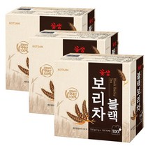 꽃샘 블랙 보리차 100T x3 (300T), 300개