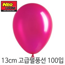 네오텍스 13cm펄풍선(5인치) 100입, 펄푸치샤