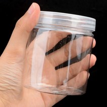 원형통 플라스틱 공병 슬라임통 플라스틱원통 250ml