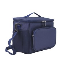 Forcook 인슐레이티드 런치 백 소프트쿨러, 네이비 블루, 10L