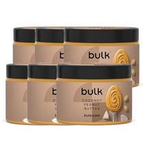 벌크 땅콩버터 코코넛 500g Bulk Peanut Butter Coconut, 6팩