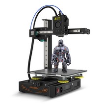 3d 프린터 3d프린팅 업소용 가정용 3d프린터 대형 3D프린터 출력 피규어 KINGROON KP3S 프로 3D 200x200x200mm 이력서 인쇄 고정밀 터치 스크린 DIY F, 없음, 1.Black