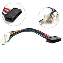 20Pin ATX 2 포트 6Pin 변환기에서 전원 케이블 코드 286 386 486 컴퓨터