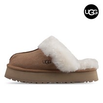 22 FW 어그 UGG 디스케트 여성 겨울 방한 키높이 털슬리퍼 1122550-CHE