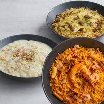 유로밥 유러피안 한끼 3봉 (크림 리조또+해산물 빠에야+버터 소고기 필라프), 1세트