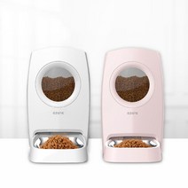 이젠케이 펫 강아지 고양이 자동급식기 6L 대용량 (2개 구매시 세라믹 정수기증정), 핑크