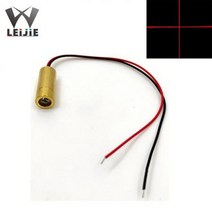 레이저 미니 마킹 조각 절단기 마킹 컷팅5V 크로스 라인 도트 650nm 5mW 9mm 레드 헤드 포지셔닝 램프 반도체 LED LD 모듈, 5V 크로스 LD 모듈
