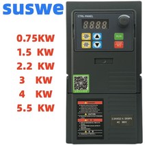 인버터 컨버터 가변 주파수 드라이브 VFD 변환기 속도 컨트롤러 3 상 모터용 AC 220V 380V 07 15 22 55KW, SUSWE320+3PH220V3PH220V+22KW