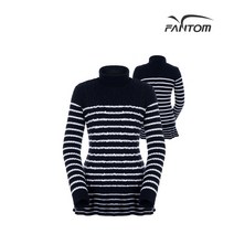 팬텀 골프골프 여성 목폴라 스트라이프 스웨터_F22183SN175_NA, 100, NA