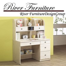 리버퍼니쳐 스텐포드 편수책상A형 책상 책꽂이 서재가구 학생가구-72394EA, 쿠팡 웬지화이트, 쿠팡 본상품선택