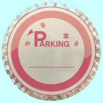 차량용 스티커 제작 주차증 홀로그램 반사 100매, 73