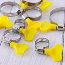 클램프레버 5pcs 스테인레스 스틸 핸들 호스 t 볼트 원형 공기 물 파이프, 13-19mm-type1, 03 13-19mm-Type1