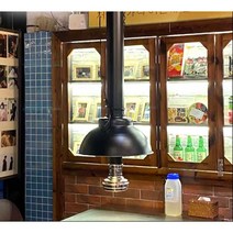 고깃집 탁상형 닥트 연기흡입구 파이프 고급형 스텐, 빨간색 원통형