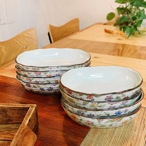 아리타 일본 도자기 그릇 미조가미 타원 그라탕기 라자냐 접시 소 대 4p 홈세트