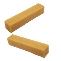 2X Abrasive Cleaning Glue Stick Sanding Belt Band Drum Cleaner Sandpaper Eraser For Disc C, 01 Yellow