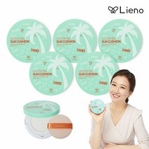 [장윤정 PICK 온가족선쿠션] 리에노 수분 듬뿍 빅선쿠션 5개, 단품, 단품