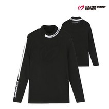 마스터바니에디션 골프 masterbunnyedition남성 하프 라인 긴팔이너티셔츠 M411A4TI004_BK, 007, BK