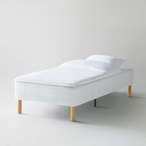 [4월 포토상품평 이벤트] 한샘 일체형침대 S 화이트 독립스프링, B형 : 수납형(수납박스 2개)(B)