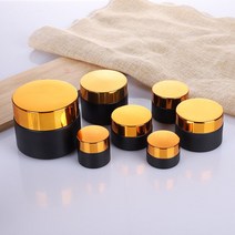 캔들만들기재료 캔들유리용기 소이캔들만들기 DIY빈유리 병 5g 10g 50g 미니 냄비 매트 블랙 화장품 페이, 02 gold lid_04 20g