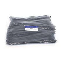 테라스가림막 담벼락 휀스 울타리 어닝 3x200mm 플라스틱 자동 잠금 나일론 케이블 타이 로프 발코니 고정, 01 Black_03 100Pcs