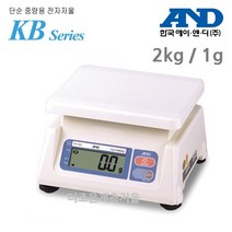 한국AND 주방저울 KB-2000 2kg 학교 실험 실습 요리 악세서리 치기공 치과, KB-2000 ( 2kg/1g )