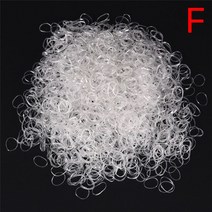 사무실필수템 데스크테리어 헤어 홀더 고무 밴드 탄성 타이 껌 문구 루프 학교 사무용품 가방 당 3000 개, white