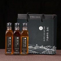[우리농산] 초신선 참기름 들기름 생들기름 감사세트(참기름180ml + 들기름180ml +, 상세 설명 참조