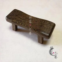 단단한 베개 나무 원목 작은 미니 스툴 명상 묵상 교회, Wenge