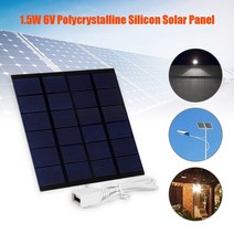 태양광발전기 가정용태양광 전지판 2021 새로운 전원 은행 배터리 usb 1.5w 6v, 없음