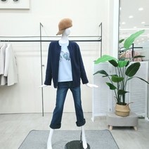 조이너스 여성 노카라 집업 포켓 가디건 JABW0-WSC930-2