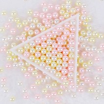 비즈공예재료 레진아트 310mm 20g ABS 모조 진주 라운드 구멍 없음 비즈 느슨한 수제 DIY 네일 아트 쥬얼리 스크랩북 의류, 3mm 20g No Hole, C9