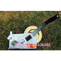 수동윈치 핸드 와이어 미니 차량용 자동차 작기 윈치 2000--3000lbx8m 보트 트럭 웨빙 슬링 수공구 리프팅 슬링이 있는 자동 휴대용 핸드 수동 윈치, 50020019a04 2500파운드, 8m