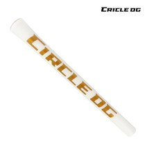 써클 디자인 골프 실리콘 미끌림 엘보 방지 드라이버 아이언 골프 채 남성 그립 낱개, 화이트 골드 1개