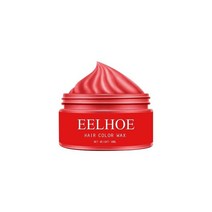 새치커버 컬러 헤어 왁스 세척 가능 내추럴 매트 헤어스타일 스트롱 젤 크림 염색 DIY 매직 페스티벌 축하 몰딩 컬러링, [04] white