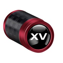 탄소 섬유 자동차 휠 타이어 밸브 스템 에어 캡 스바루 레거시 포레스터 아웃백 랠리 WRX WRC XV 임프레자용 액세서리 4 개, [03] For XV, [02] Red