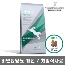 [트로벳] 처방식사료 강아지 WRD (비만/당뇨) 3kg